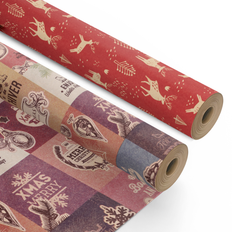 Keplin Christmas Wrapping Paper Roll 2 Pack