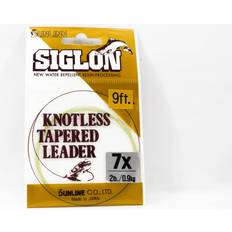 Tapered Leader Siglon Nylon 9 FT 7X 2Lb 0.10 mm
