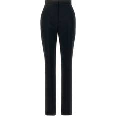 Alexander McQueen Wool Trousers - Black