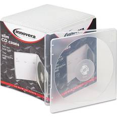 Optical Storage Innovera 81900 Slim CD Case Clear 25/Pack