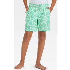 Green Swimwear Cat & Jack Submarine Printed Swim Shorts Green