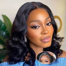 Temu Glueless Bob Wigs 4x4 Lace Closure