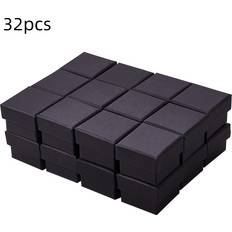 Black Jewellery Boxes Temu Black Ring Box - Square Cardboard