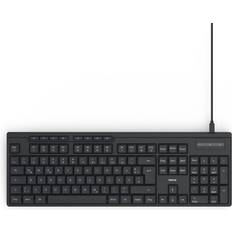 Hama USB Tastatur CK-200 Kabelgebunden 8 Media-Tasten