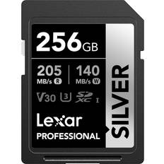 LEXAR 256GB Professional Silver SDXC Memory Card