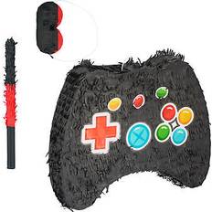 Black Piñatas Relaxdays Pinata Set Controller Gamer 51 cm