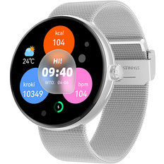 Bluetooth Call Connected Watch Silver