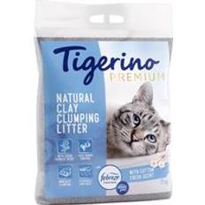 Tigerino Premium Kattströ Febreze Fresh Cotton Flower 2 x 12 kg