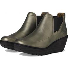 Yellow Boots Fly London Women's Boots Graphite - Leather