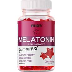 Vitaminas y Suplementos Weider Melatonin Jordbær 60 Gummier