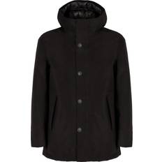 Man - Press Studs Coats Woolrich Parka - Schwarz