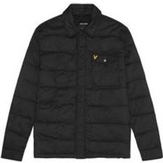 Lyle & Scott Jackets Lyle & Scott Wadded Collared Jacket - Jet Black