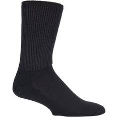 IOMI Diabetic Socks for Swollen Legs - Black