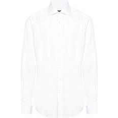 Gucci Men Shirts Gucci Cotton Long Sleeve Shirt - White