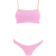 Pink Bikini Sets Reina Olga Women’s Solid Color Bikini Bottom - Pink