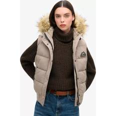 Superdry Väst Everest Casual Återvunnen Polyester Hållbar - Beige