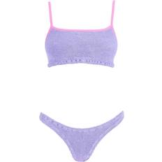 One Size Bikinier Reina Olga Stilfuld Poly Chimono Top - Lilla