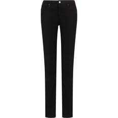 Armani Exchange Women Jeans Armani Exchange Logo Patch Jeans - Black