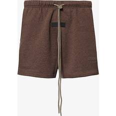 Fear of God Essentials Mens Heather Wood Shorts - Cotton-blend