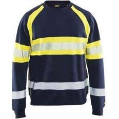 Arbetsöverdelar Blåkläder 3359 Hi-Vis Sweater - Navy Blue/Yellow