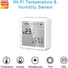 Thermometers & Weather Stations Tomtop Jms Tuya Smart WiFi Temperature Humidity Sensor