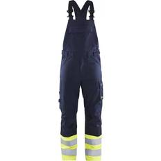 Blåkläder Arbetsoveraller Blåkläder Hängselbyxa - Marinblå/Varselgul