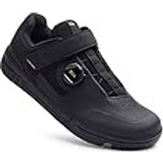 Gold - Women Cycling Shoes Crankbrothers Stamp BOA Flat MTB Shoes - Black/Gold