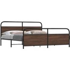 Beds & Mattresses Berkfield Home Metal Bed Frame with Mattress 200x200 cm