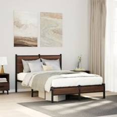 Beds & Mattresses Berkfield Home Metal Bed Frame with Mattress 120x190 cm