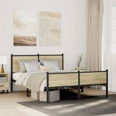 Beds & Mattresses Berkfield Home Metal Bed Frame without Mattress 140x200 cm
