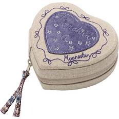 Beige Smyckeskrin Maanesten Heart Jewelry Box Smyckesförvaring - Sand