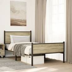 Beds & Mattresses Berkfield Home Metal Bed Frame without Mattress 100x200 cm