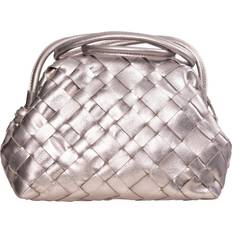 Konvoluttvesker Cala Jade Stilig Metallic Clutch Veske - Gray