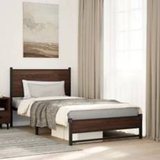 Beds & Mattresses Berkfield Home Metal Bed Frame with Mattress 100x190 cm