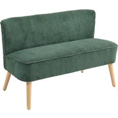 Homcom Loungesoffa 2-sits Elegant Scandi Design Soffa