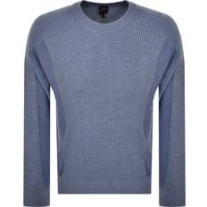 Soie Pulls Armani Exchange Wool Mix Sweater - Blue