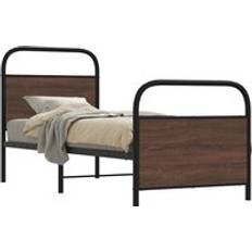 Beds & Mattresses Berkfield Home Bed Frame Without Mattress 80x200 cm Brown Oak