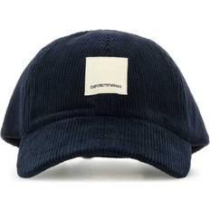 Emporio Armani Headgear on sale Emporio Armani Corduroy Baseball Cap - Blue