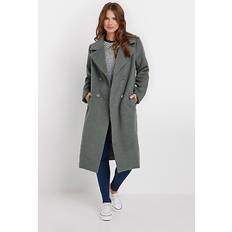 Elastane/Lycra/Spandex Coats M&Co Midi Tailored Coat - Women's