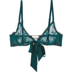 Fleur Du Mal Untie Me Demi Bra - Green