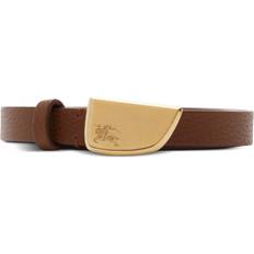 Burberry Brown Belts Burberry Shield EKD Leather Belt - Brown