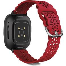 Ginkgonut Silicone Slim Sport Band for Fitbit Sense/Versa 3/Versa 4/Sense 2