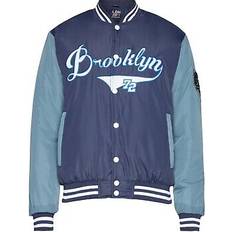 Brave Soul Mens Varsity Jacket - Ribbed Neck