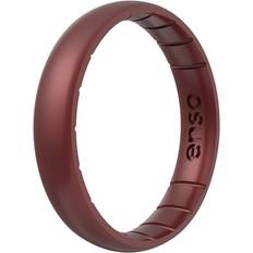 Silicone Rings Enso Rings Birthstone Classic Thin Silicone Ring Garnet