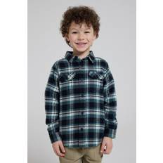 Cotton Shirts Checked Flannel Shirt - Teal