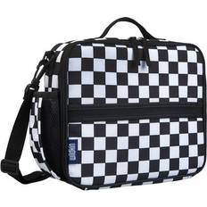 White Lunch Boxes Wildkin Kids Black and White Checkered Eco Lunch Box