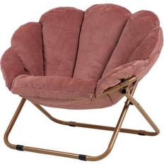 Pink Armchairs ICON Toro Velvet Accent Chair Pink Armchair