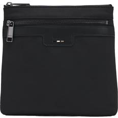 Leather - Men Bags BOSS Pouch Ray N Envelope Bag with Logo Zip - Black