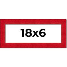 18x6 Red Picture 1.75 Inches Photo Frame