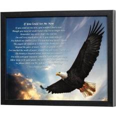 My Spirit Soaring Black Eagle Wall 12 x 15 Framed Art